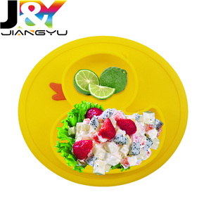Wrapables tovaglietta divisa in Silicone piatto per alimenti con aspirazione anatra <span class=keywords><strong>gialla</strong></span> per bambino - Product Image 5