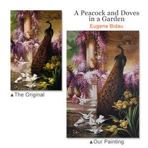 Vente en gros professionnel peint à la main célèbre peinture à l'huile classique sur toile de lin musée qualité reproduction animaux peinture - Product Image 5