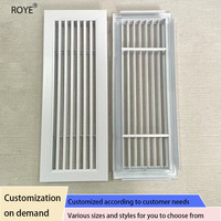 Grille de ventilation linéaire en aluminium de conception moderne pour entrepôt de sous-sol en acier inoxydable