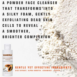 Đu Đủ Bột Mặt Sữa rửa mặt nhẹ nhàng hàng ngày tẩy tế bào chết dưỡng ẩm gạo Sữa rửa mặt cho tất cả các loại da - Product Image 6