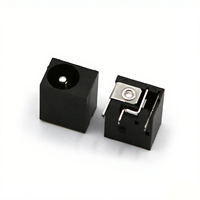 Conector de enchufe de CC de 5,5mm SMT/SMD/PCB con conector hembra de 3 pines 5,5*2,1/2,5mm 5521/5525 conector de alimentación de CC de 3 pines de hierro/cobre