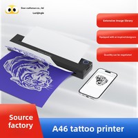 Printer Tato A46/Printer Transfer Termal Produksi Kustom HD Ekspor Lintas Batas OEM 7.4V 840g