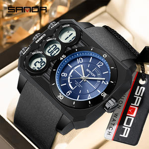 Reloj Electrónico SANDA 6237 para Hombre, Deportivo, Multifuncional, Resistente al Agua, con Doble Pantalla y Luz Nocturna - Product Image 2