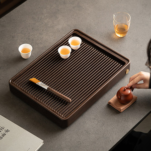 <b>Tea</b> <b>Tray</b> Small Size Matte Finish Minimalist Design Portable Dry Brewing <b>Tea</b> Table - Product Image 3