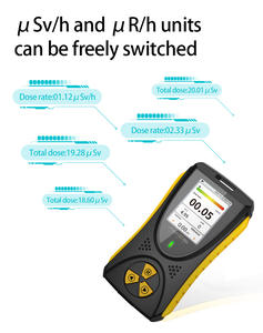 AIKESI HFS-10Pro 가이거 카운터 선량계 방사능 시험기 휴대용 X 베타 감마선 핵 방사선 탐지기 - Product Image 2