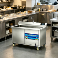 Línea Inteligente de Lavado de Vegetales con Ozono para Fábricas de Ensaladas, con Temporizador Automático para Solución de Verduras de Hoja Verde