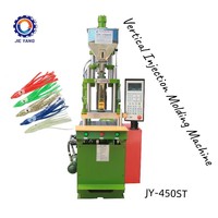 Machine à fabriquer des leurres de pêche en PVC, vente chaude, 45 tonnes, machine de moulage par injection verticale pour appâts de pêche en plastique souple