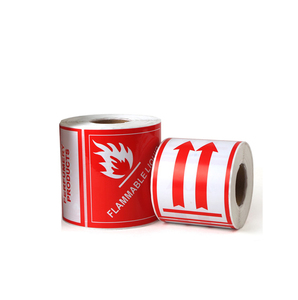 Tùy chỉnh mong manh dính <span class=keywords><strong>Sticker</strong></span> xử lý với chăm sóc nhãn cảnh báo giá rẻ giá băng mong manh - Product Image 6