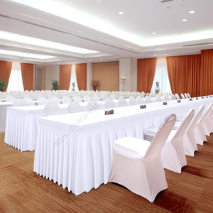 Manteles Rectangulares de Poliéster Blancos Personalizados al por Mayor, Económicos, para Fiestas, Bodas y Eventos - Product Image 5