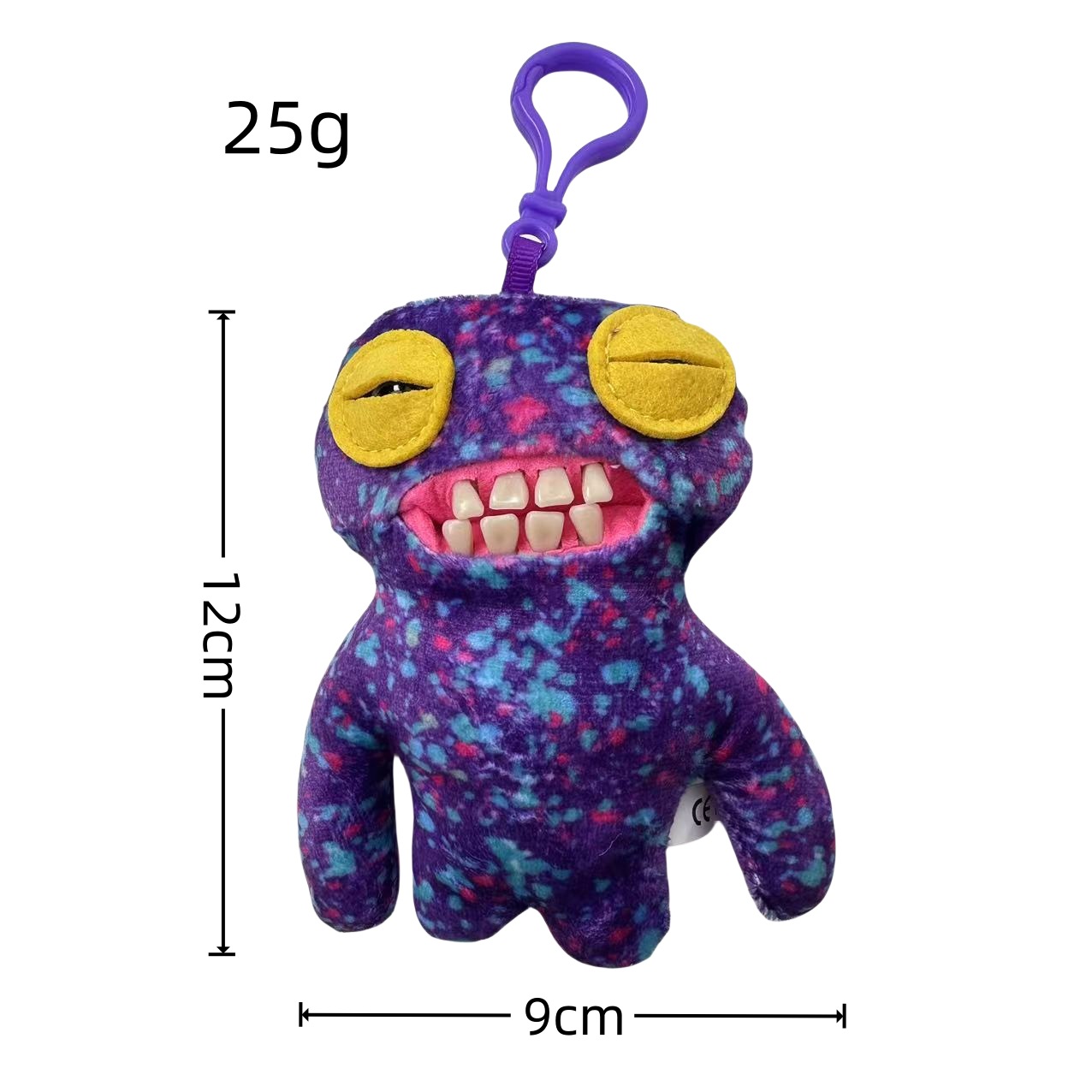 Pendentif dents ours violet