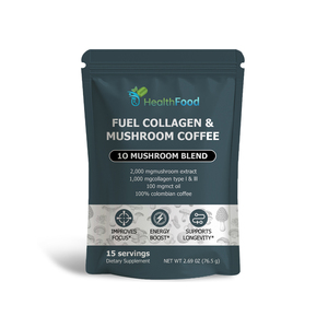 Hot Sale Fuel Collagen Mushroom Coffee with Carbohydrate Reduce Joint Aches and Stiffness Promotes Healthy Hair Skin Coffee - Product Image 1