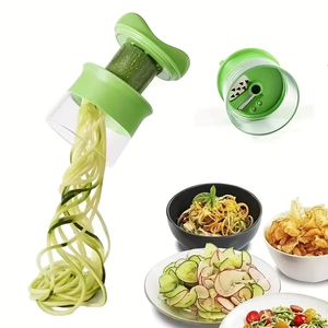 Spiral Vegetable <b>Cutter</b> Adjustable Vegetable Grater Portable <b>Cucumber</b> Potato Spiral Shredder Vegetable Slicer Kitchen Gadget - Product Image 4
