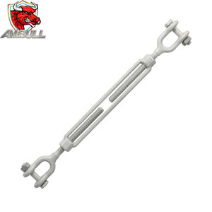 Ambull di alta qualità in acciaio al carbonio zincato forgiato 304 industria pesante noi tipo ganascia e mascella tenditore sartiame con corpo aperto - Product Image 4