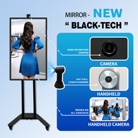 Nuevo Producto: Espejo de Pie de Lujo con IA, Espejo de Cuerpo Entero con Resolución Full HD, Espejo Mágico Inteligente para Tiendas de Ropa