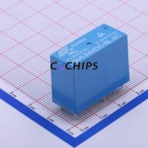 SMI-24VDC-SL-2C Power Relay DIP,13x29.2mm Relay 24V 2 Changeover: 2C (DPDT-Changeover)::: 8 250V-AC - Product Image 1