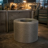 Grillage ondulé en acier inoxydable antirouille à tissage uni pour la protection des machines et la cloisonnement