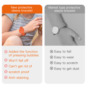 Buscador de silicona resistente al agua, soporte para rastreador de ubicación, correas de muñeca, bandas de pulsera para <span class=keywords><strong>Apple</strong></span> Airtag - Product Image 3