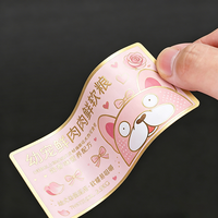 Autocollants personnalisés Jinyu avec logo de marque, feuilles d'étiquettes dorées, vente en gros, étiquettes imperméables, impression personnalisée d'étiquettes pour aliments pour animaux de compagnie