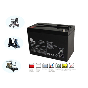 Baterías de Gel de Plomo-Ácido de 12V 80Ah para Vehículos, Sillas de Ruedas y Scooters de Movilidad, Libres de Mantenimiento - Product Image 6