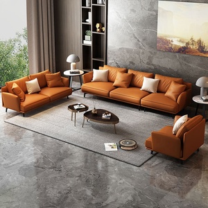 Top cina Italia stile <span class=keywords><strong>esotico</strong></span> in vera pelle mobili per la casa soggiorno di lusso divani angolari - Product Image 6