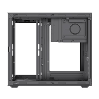 Boîtier PC de jeu de bureau LOVINGCOOL New Mid Tower MATX en verre trempé et alliage d'aluminium haut de gamme SPCC vertical