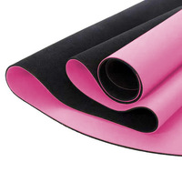 Tapis de yoga semi-circulaire exclusif transfrontalier en caoutchouc PU naturel de 5 mm, longueur 183 cm, tapis d'exercice professionnel antidérapant enroulable