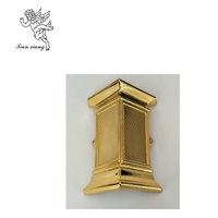 En stock Poignées de cercueil à barre pivotante en ABS et PP, couleurs Or, Argent, Cuivre, style américain, pour décoration funéraire