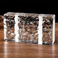 Bloc de verre creux transparent/coloré 200*100*50mm - Imperméable et durable pour la cuisine, l'extérieur, le salon, la décoration de la maison