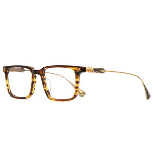 แว่นตา CHARMLIBRARY รุ่น 8307 ลายหินอ่อน สีขาวผสมแดงลายกระ ไทเทเนียมอะซิเตท น้ำหนักเบาเป็นพิเศษ ทนทาน ใช้ได้ทั้งชายและหญิง - Product Image 4