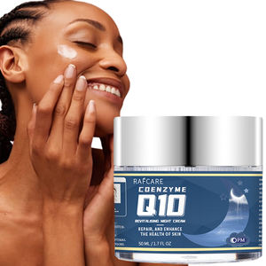 Crema Facial Nocturna AFCARE con Colágeno, Coenzima Q10 y Ácido Hialurónico, Hidratante, Antiarrugas, Aclara las Líneas Finas, 50 ml - Product Image 1