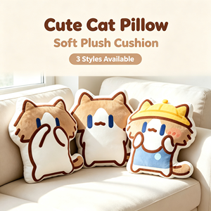Peluche chat mignon en gros avec collier floral et nœud, idéal pour cadeau de naissance, de mariage, de fête, récompense de <span class=keywords><strong>maternelle</strong></span> ou cadeau pour enfants - Product Image 2