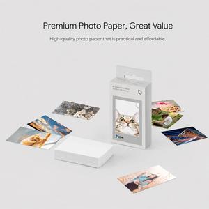 50 Piezas de Papel Fotográfico Original <span class=keywords><strong>Xiaomi</strong></span>, Papel Adhesivo para <span class=keywords><strong>Impresora</strong></span> Fotográfica de Bolsillo <span class=keywords><strong>Xiaomi</strong></span>, Producto Electrónico - Product Image 5