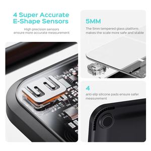 Timbangan Lemak Tubuh Digital 8-Sensor Akurasi Tinggi, Analisa Cerdas untuk Pemindaian BMI, Otot, dan Air Tubuh, Satuan Kg, Dapat Disesuaikan OEM - Product Image 3