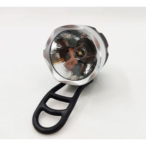 <b>Bicycle</b> Handlebar <b>Light</b> Led Aluminum Alloy Rechargeable 4 Modes Waterproof IpX4 Black - Product Image 5