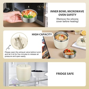 Termo para Sopa y Alimentos de Acero Inoxidable 304 de Doble Capa y Boca Ancha, con Tapa de Plástico, en Colores Personalizados, de 450ml, 420ml y 280ml - Product Image 6