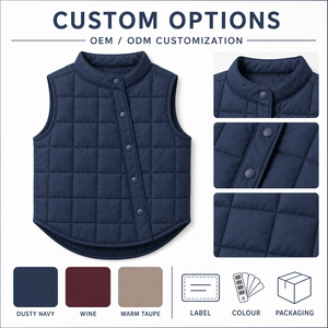 Chaleco Acolchado de Color Sólido para Perros, Abrigo Acolchado Cálido para Invierno, Ropa Clásica para Mascotas - Product Image 2