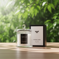 Ароматические свечи LunaLith Luxury из соевого воска с натуральными ароматическими маслами |   Оптовая продажа стеклянных ароматических свечей в емкостях с крышкой-колпаком