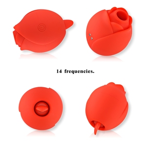 Potente estimulador de clítoris, la lengua lamiendo, aplicación de pezón <span class=keywords><strong>Oral</strong></span>, <span class=keywords><strong>consolador</strong></span> remoto inalámbrico, vibrador rosa para mujeres, Juguetes sexuales para adultos - Product Image 4