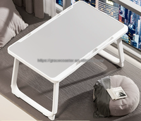 Table d'ordinateur portable pliable et convertible en métal et bois, réglable, portable, support de lecture, bureau d'ordinateur, avec housse amovible
