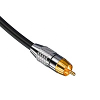 Câble amplificateur Audio plaqué or RCA Canbus Coaxial professionnel pour lecteur DVD Subwoofer de voiture HDTV veste en PVC