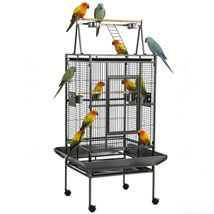 <span class=keywords><strong>Cage</strong></span> à oiseaux en métal de luxe, durable, mobile et thermique, grande <span class=keywords><strong>cage</strong></span> pour oiseaux, nichoirs et cages pour oiseaux - Product Image 2