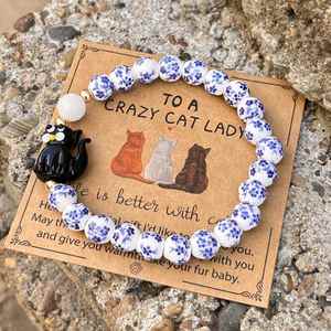 Natural Stone Bracelet Colorful Glass Beaded Strength and Courage Laser <b>Engraved</b> Logo for Wholesalers Flexible Payment Terms - Product Image 5