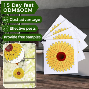 Trampa <span class=keywords><strong>para</strong></span> Moscas con Diseño de Flores Transparente, Ecológica y No Tóxica, <span class=keywords><strong>para</strong></span> una Protección Duradera de las Plantas en Interiores y Exteriores - Product Image 1