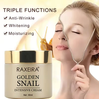 Crème Visage Anti-rides Naturelle à la Bave d'Escargot avec Logo Personnalisé, Hydratante, Marque Privée, Crème Éclaircissante à la Bave d'Escargot pour Soin de la Peau du Visage