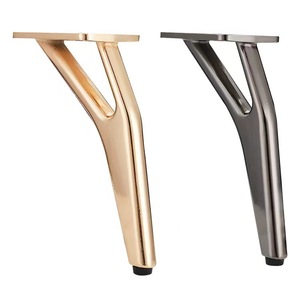 Pieds de meubles en forme de branche d'arbre Wansheng, 15 cm, 18 cm, support métallique plaqué titane gris anthracite pour canapé, armoire, table basse - Product Image 3