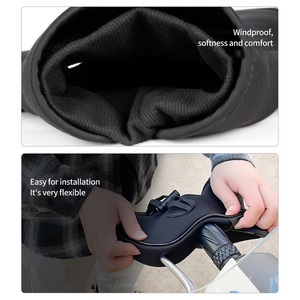 Néoprène temps froid moto guidon mitaines coupe-vent étanche Scooter guidon plus chaud gants pour hommes femmes - Product Image 4