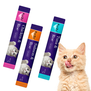 Friandises pour chats FurZo en gros d'usine : Bâtonnets de viande humides pour chats, favorisant la santé digestive et cutanée - Product Image 5