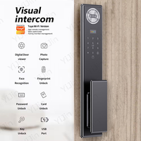 Slimme deurvergrendeling Tuya App Wi-Fi gezichtsherkenning RFID kaart sleutel ontgrendeling voor houten deuren - Aluminium constructie fabrieks prijs