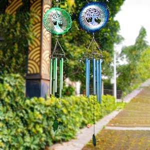 Chuông gió cho bên ngoài cây của cuộc sống 3D gió Spinner Chuông gió ngoài trời sân treo trang trí cho sân vườn - Product Image 4