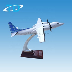 Modelo Coleccionable de Avión Tongde <span class=keywords><strong>Fokker</strong></span> <span class=keywords><strong>50</strong></span>, Escala 1:100, 24 cm, Resina, Acabado Brillante, Diseño Personalizable - Product Image 2
